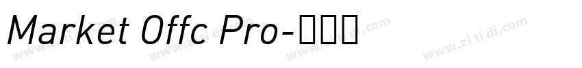 Market Offc Pro字体转换